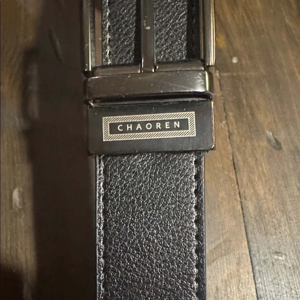 CHAOREN Black and Brown Men's Reversible Belt